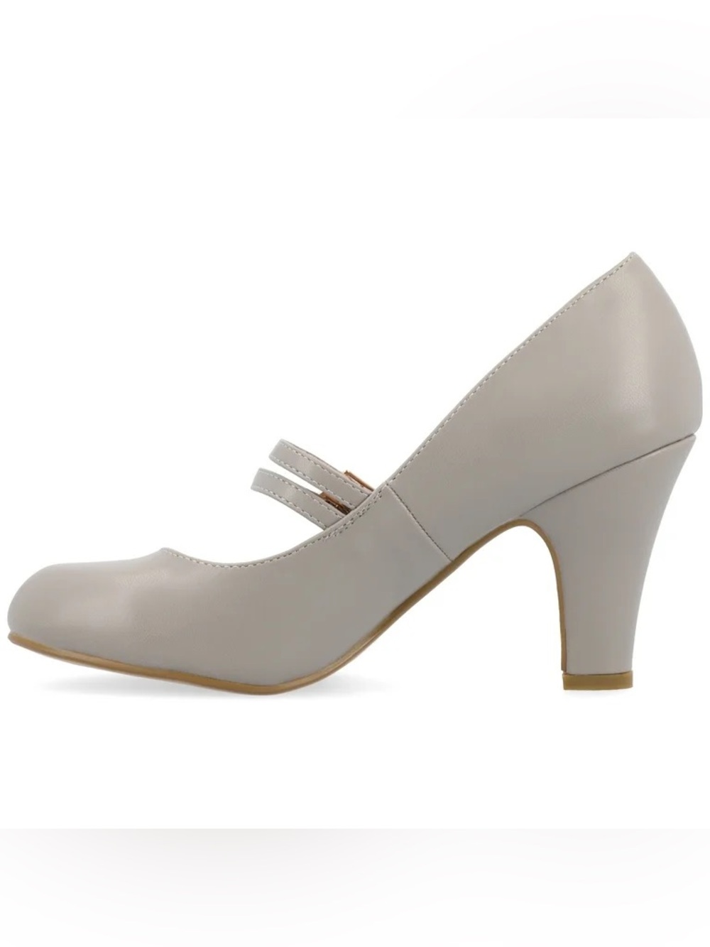 Journee Womens Narrow Width Windy Round Toe Block Heel Mary Jane Pumps